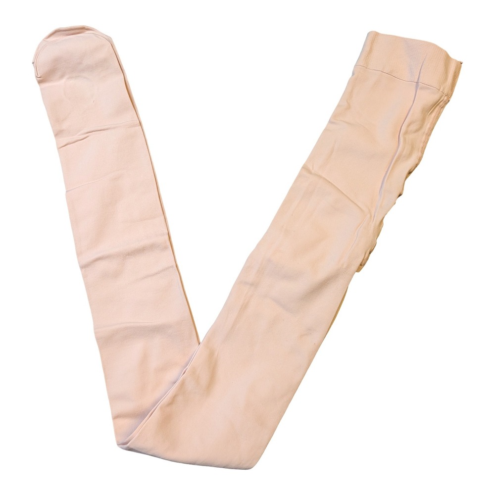 Snag Tights Pink Dance Tights Convertible Transition Foot Size D Made in Italy